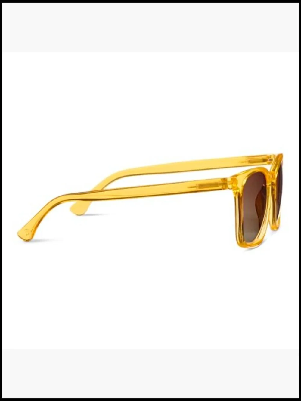 Oversized Soft Square Polarized Sunglasses with Spring Hinges, Matte Frame